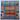 Gabbeh 8x8 blue wool area rug with tribal geometric rug design