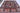 Mamluk 8x10 red blue wool area rug with tribal geometric rug design
