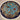 Round Silk Area Rug 3x3 ft Blue Hunting Scene Decorative Carpet Floral Animal Motif Luxury Accent Rug Home Decor