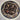 Round Silk Area Rug 3x3 ft Blue & Black Hunting Scene Decorative Carpet Floral Animal Motif Luxury Accent Rug Home Decor
