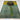 Afghan Rug 5x8 Green Gold Hand-Knotted Wool Area Rug Abstract Tree Modern Pictorial Home Decor