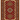 Afghan Rug 6x9 Red Navy Hand-Knotted Wool Area Rug Triple Medallion Geometric Tribal Home Decor