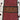 Afghan Tribal Rug 2x4 Deep Red Handwoven Flatweave Accent Rug Geometric Tassel Entryway Wall Decor