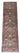 Afghan Runner Rug 3x10 Taupe Floral Hallway Rug, Turquoise Red Cream Flower Pattern with a Traditional Border for Entryway Corridor Decor