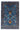 Afghan Rug 3x5 Denim Blue Floral Area Rug, Red, Gold and Cream Flowers for Bedroom, Entryway or Reading Corner, Classic Home Decor