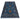 Afghan Rug 3x5 Denim Blue Floral Area Rug, Red, Gold and Cream Flowers for Bedroom, Entryway or Reading Corner, Classic Home Decor