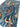 Afghan Rug 3x4 Blue Bird and Tree Pattern, Small Peacock Area Rug with Cream, Gold and Rust Flowers for Bedroom, Entryway or Reading Nook