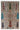 Afghan Rug 4x6 Taupe Tree of Life Design, Garden Trees with Small Birds and Animals in Turquoise, Rust and Green for Bedroom Entryway Decor