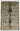 Afghan Rug 3x4 Soft Gray Floral Area Rug, Colorful Flowers and Vine Pattern with Fringe for Bedroom Entryway or Reading Nook