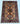 Afghan Rug 3x4 Tan Geometric Area Rug, Blue Burgundy Diamond and Star Pattern for Bedroom Entryway or Reading Nook Decor
