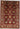 Afghan Rug 6x8 Burgundy Red Flower Area Rug with Cream Vines and Soft Blue Gold Accents for Living Room Bedroom or Reading Corner Decor