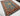 Afghan Rug 6x8 Deep Blue Geometric Area Rug with Gold Center Medallion, Small Diamond Motifs and Red Flower Frame for Living Room or Bedroom