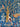 Afghan Rug 3x4 Blue Bird and Tree Pattern, Small Peacock Area Rug with Cream, Gold and Rust Flowers for Bedroom, Entryway or Reading Nook