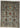 Afghan Rug 5x7 Dusty Blue Area Rug with Colorful Vases, Flowers and Vines, Burgundy and Gold Accents for Living Room Bedroom Decor