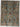 Afghan Rug 5x7 Slate Blue Area Rug with Burgundy and Gold Flower Vases, Flowing Vines and Fringe for Bedroom or Living Room Decor