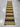Afghan Runner Rug 2x10 Beige and Charcoal Stripes, Mustard Yellow Details and Brown Edges for a Narrow Hallway, Kitchen or Entryway