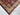 Afghan Rug 5x7 Burgundy Geometric Area Rug with Rust and Blue Center Medallion, Cream Patterned Frame for Living Room or Bedroom