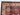 Afghan Rug 5x7 Burgundy Geometric Area Rug with Rust and Blue Center Medallion, Cream Patterned Frame for Living Room or Bedroomq