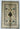 Afghan Rug 3x4 Ivory Floral Area Rug with Turquoise Green and Rust Flowers, Open Cream Center and Fine Border for Bedroom Entryway Decor