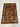Afghan Rug 2x3 Red Navy and Gold Accent Rug with Two Geometric Medallions and Pale Blue Border for Entryway or Bedside