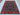 Afghan Rug 9x12 Navy Blue and Red Area Rug, Small Floral Vines and Geometric Motifs for Living Room Dining Room or Bedroom Home Decor