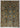 Afghan Rug 6x8 Dusty Blue Area Rug with Gold Flowers and Soft Brown Vines for Living Room, Bedroom or Reading Corner Decor