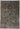 Afghan Rug 6x8 Slate Blue Gray Area Rug with Rust and Gold Flowers, Flowing Vines for Living Room, Bedroom or Home Office Decor