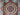 Afghan Rug 6x8 Turquoise Blue Geometric Area Rug with Burgundy Center Medallion and Cream Flower Frame for Living Room or Bedroom