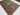 Afghan Rug 6x8 Deep Blue Geometric Area Rug with Gold Center Medallion, Small Diamond Motifs and Red Flower Frame for Living Room or Bedroom