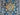 Afghan Rug 6x8 Deep Blue Geometric Area Rug with Gold Center Medallion, Small Diamond Motifs and Red Flower Frame for Living Room or Bedroom