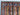 Afghan Rug 5x7 Multicolor Striped Area Rug with Navy Blue, Burgundy, Gold and Green Floral Bands for Living Room or Bedroom