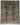 Afghan Rug 5x6 Dusty Blue Area Rug with Flowers and Winding Vines, Rust and Cream Details for Bedroom or Living Room