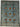 Afghan Rug 5x7 Turquoise Blue Area Rug with Burgundy and Gold Flowers, Flowing Vine Design and Fringe for Living Room Bedroom Decor