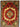 Afghan Rug 2x3 Red Accent Rug with Light Blue Center Medallion, Cream Frame and Olive Green Corners for Entryway or Bedside