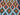 Close-up of tribal diamond pattern on 3x6 ft Turkish Kilim rug