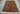Floor view of knotted wool and silk Mamluk rug – handmade brown carpet