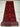 Folded view of red extra-long Persian-style runner rug showing durable handcraft