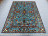 Knotted handmade Sultani rug as luxury room accent