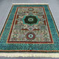Full room layout featuring Persian-style Mamluk Oriental rug – 5x8