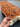 In-hands view of 2.11x10.3 ft Handmade Orange Sultani Wool Runner Rug