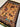 Vintage-style Persian rug on floor with animal scene