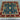 4.11x4.11 ft Blue & Red Persian-style wool rug on floor setting.