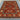 Oriental Suzani rug in Rust & Navy displayed on floor