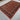 Side view of red and blue wool Pazyryk rug on floor