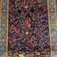 Close-up of deer motif on Persian Garden Silk Rug