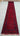 Red 3x23 runner rug placed in hallway setting