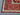 Precision corner knotting of Red & Blue Mamluk handmade rug