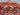 Hand-knotted Red & Blue Mamluk carpet partially folded for detail view