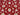 Detailed weaving of Red & Blue hand-knotted wool Ziegler carpet