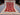 Full top-down view of 4.10x6.9 ft Red & Blue Turkish Ziegler rug